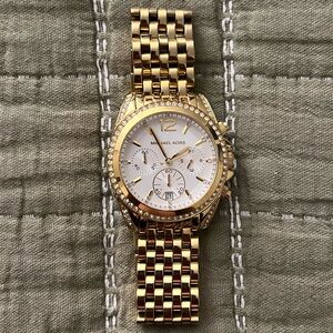 Michael Kors Women’s Gold Chronograph Watch